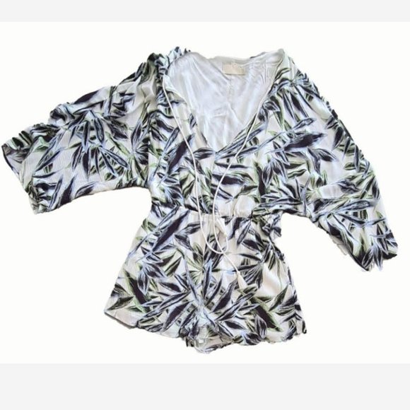 TJD The Set Diaries Romper Multi Color Size L - Picture 1 of 2